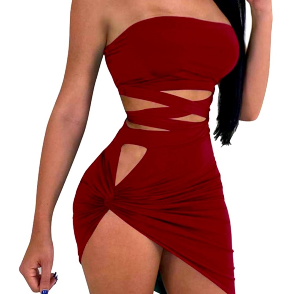 Two piece cute skirt and wrap around top. Can change it into different looks!